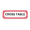 Nevs Position Labels - Cross Table 1/2" x 1-1/2" White w/Red & Black XP-160 - alternate 1